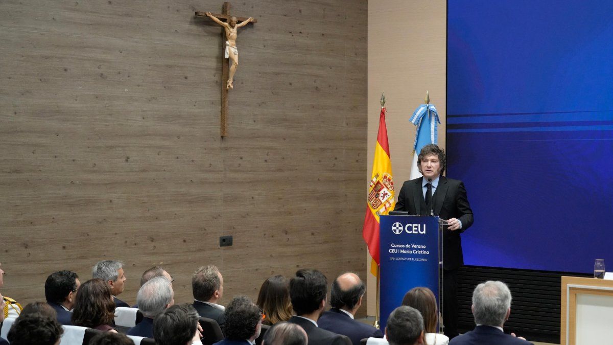 Desde España, Javier Milei dejó críticas al socialismo y elogió el rumbo económico