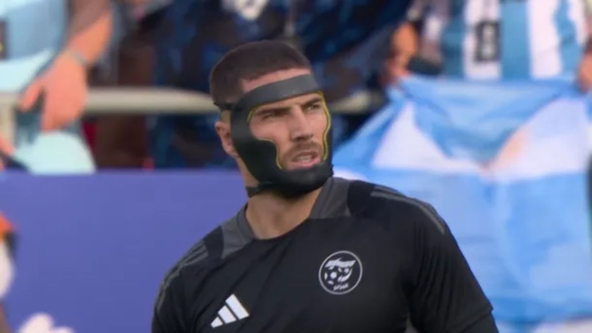 Por qué Luca Zidane usa una máscara en el debut de Argelia ante Argentina en el Mundial 2026