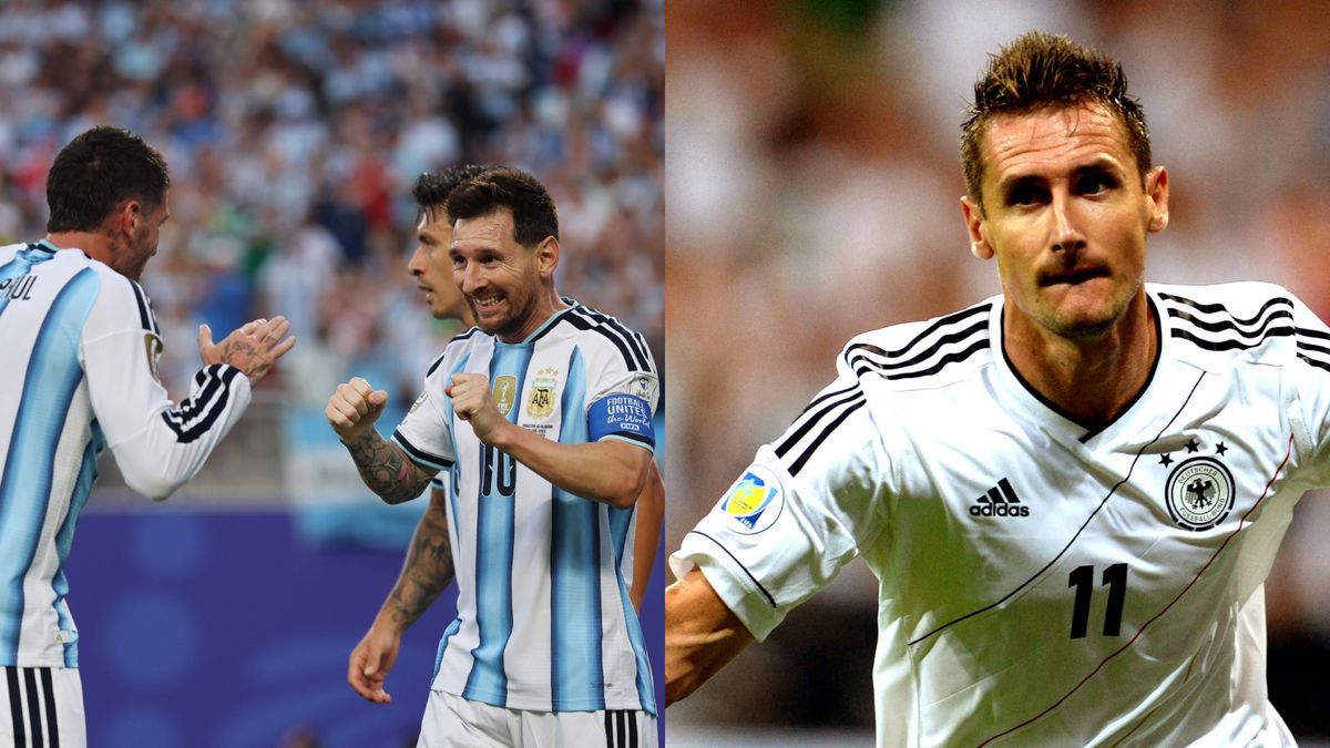 Lionel Messi alcanzó a Miroslav Klose y ya es el máximo goleador histórico de los Mundiales