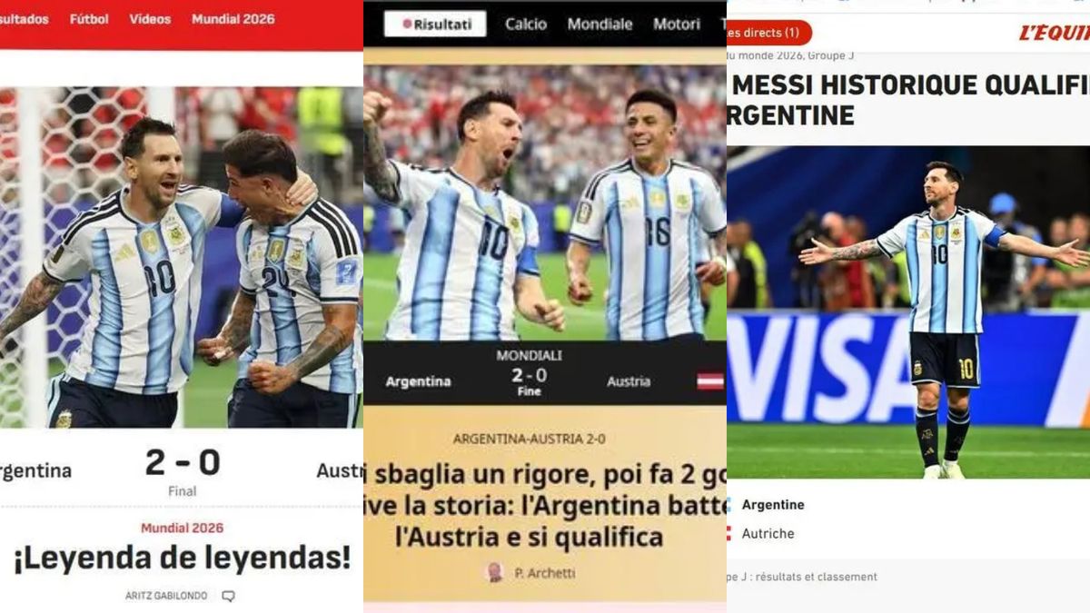 Lionel Messi rompió otro récord y la prensa mundial se rindió a sus pies: Leyenda de leyendas