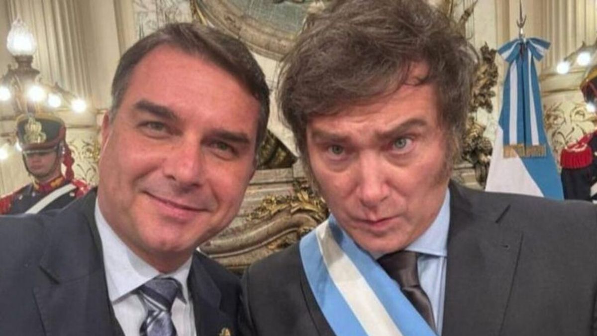 Javier Milei se reunirá con Flávio Bolsonaro en medio de la tensión con Lula da Silva
