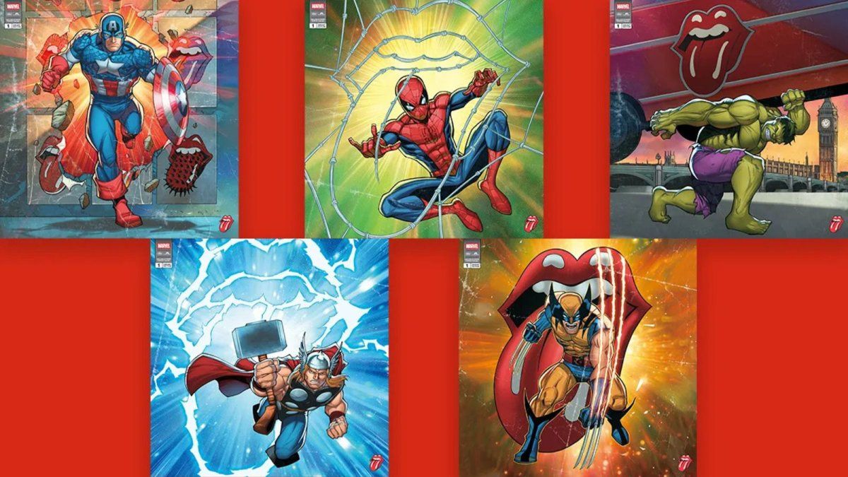 Los Rolling Stones se unen a Marvel para una serie exclusiva de vinilos de colección