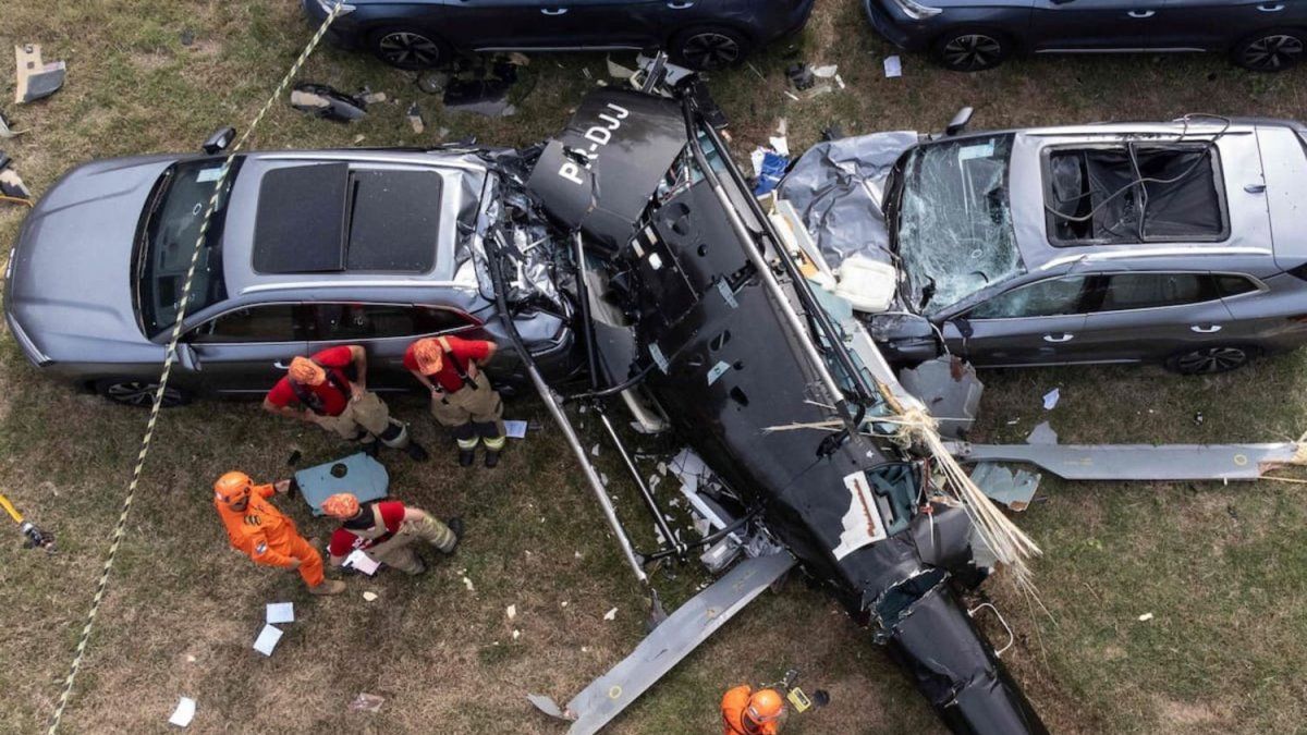 autoridades de Brasil investigan si uno de los helicópteros estrellados realizaba transporte ilegal de pasajeros