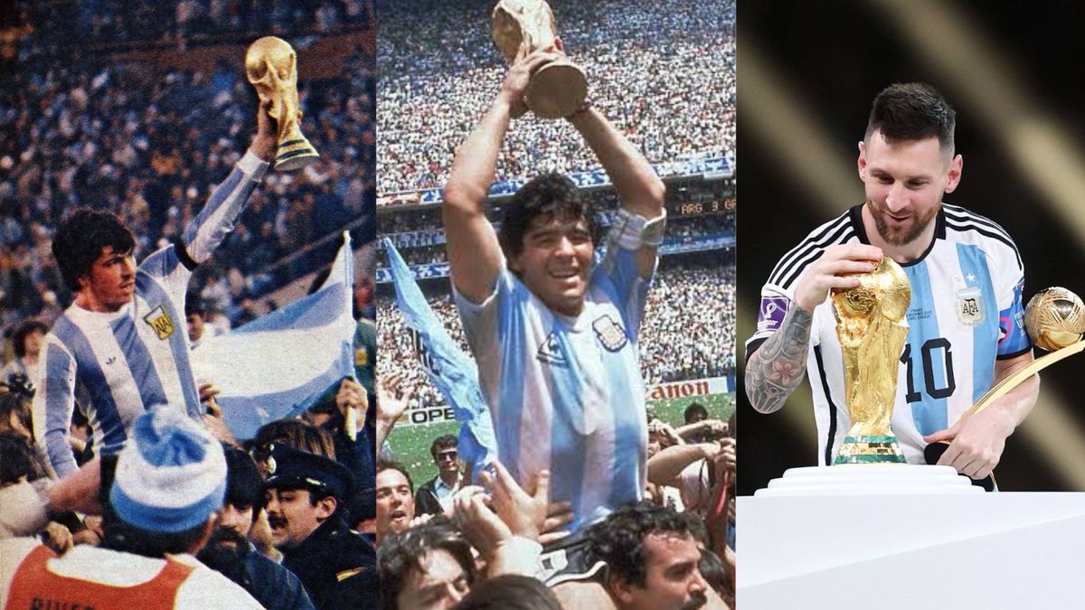 Una por una, todas las finales que jugó la Selección argentina en los mundiales y cómo le fue