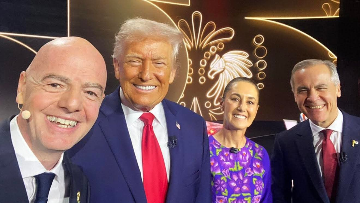 Donald Trump invitó a Claudia Sheinbaum y al primer ministro de Canadá a la final del Mundial 2026, en la previa del T-MEC