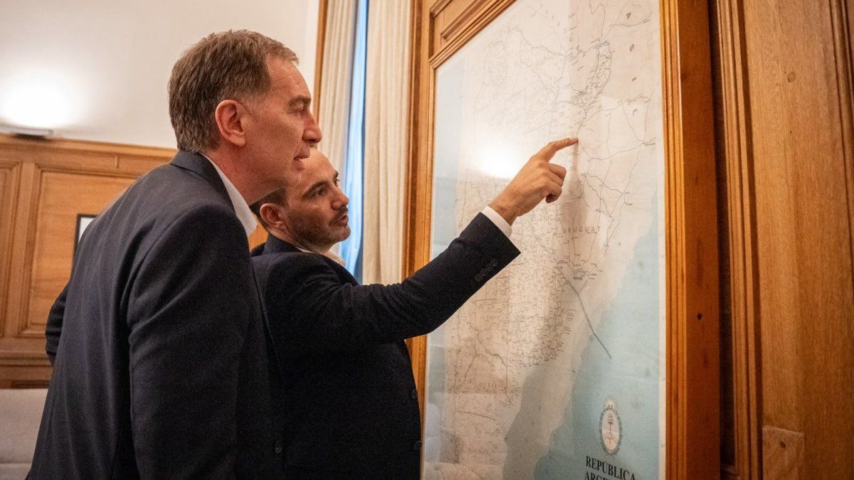 Diego Santilli se reunió con Gustavo Valdés y puso el foco en las obras y la agenda legislativa