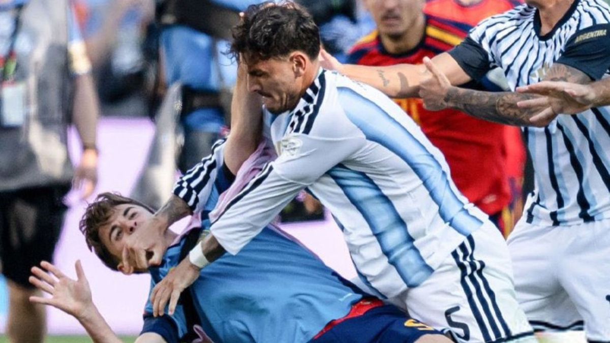 Gavi, el español que peleó con Leandro Paredes en la final: "No tendría que ser sancionado"