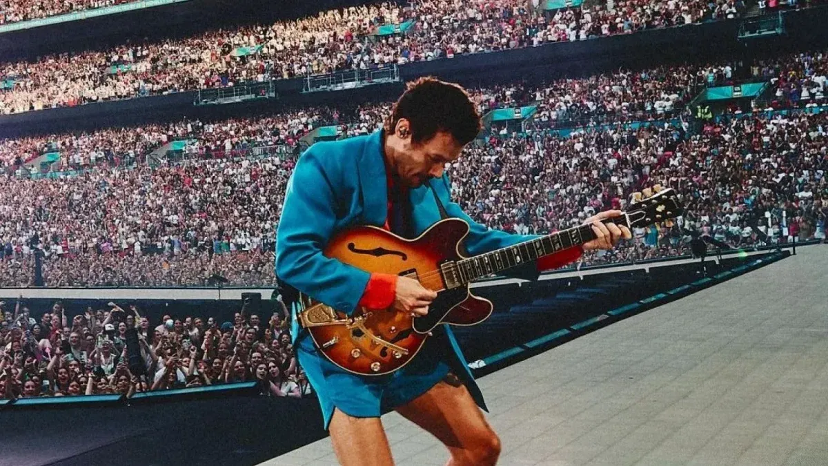 Harry Styles superó a Coldplay y estableció un récord Guinness por sus presentaciones en Wembley