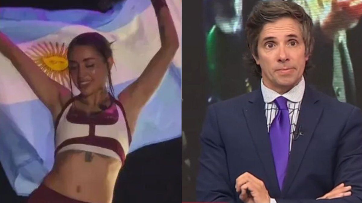 Robertito Funes Ugarte apuntó contra María Becerra por mostrar una bandera Argentina en España: Una caradura