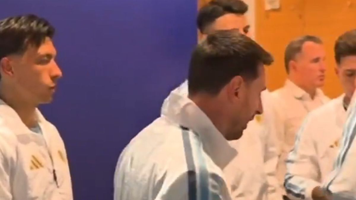¿Qué pasó en el vestuario de la Selección antes de la final? Llantos premonitorios y la extraña arenga de Lionel Messi