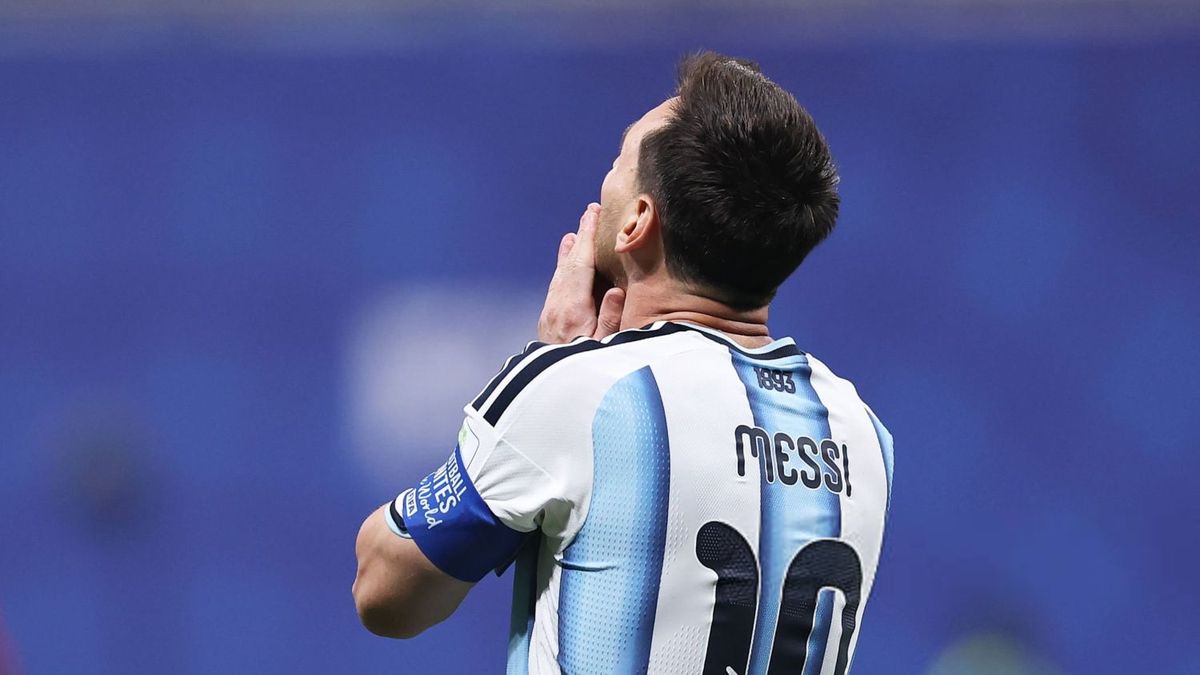 El penal errado de Lionel Messi y el gol de cabeza de Ibrahim Yasser para Egipto ante Argentina