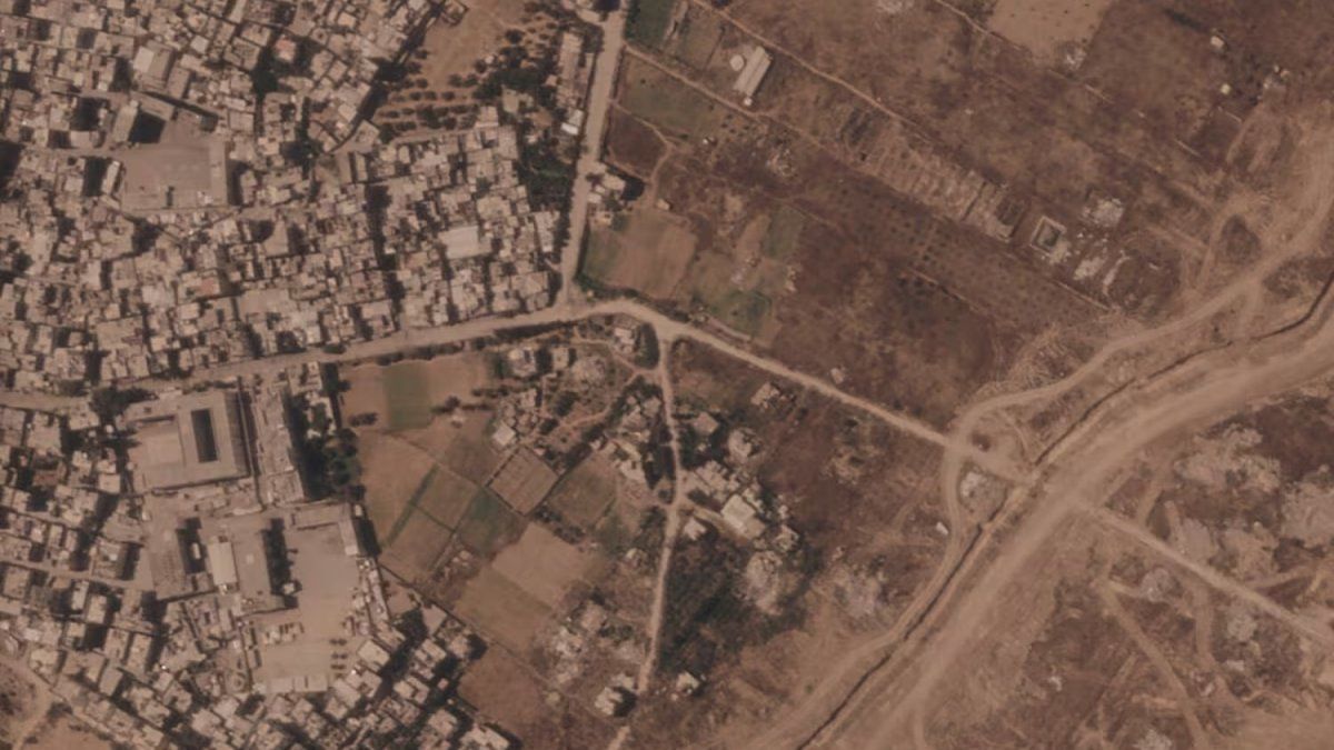 Israel consolida la división de Gaza con una barrera de tierra de varios kilómetros