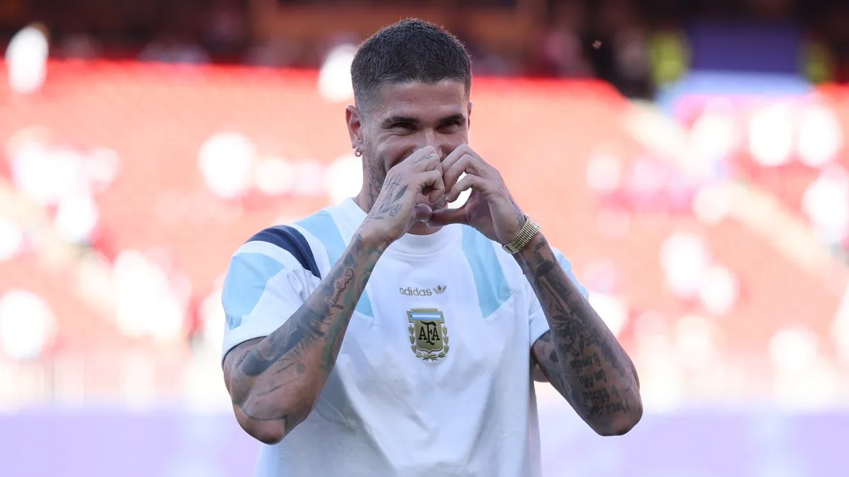 Rodrigo De Paul habló del clima interno de la Selección antes de enfrentar a Inglaterra: Estamos muy motivados