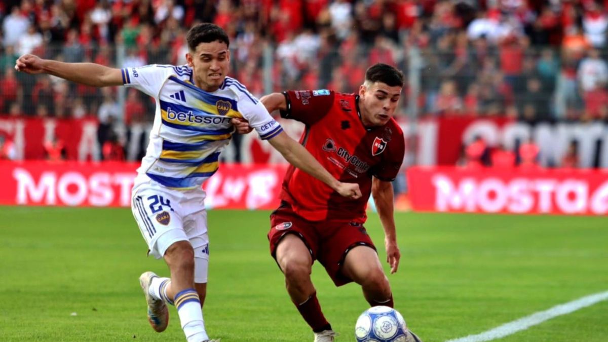 Boca reaccionó sobre el final y rescató un empate ante Newells en Rosario por el Torneo Clausura