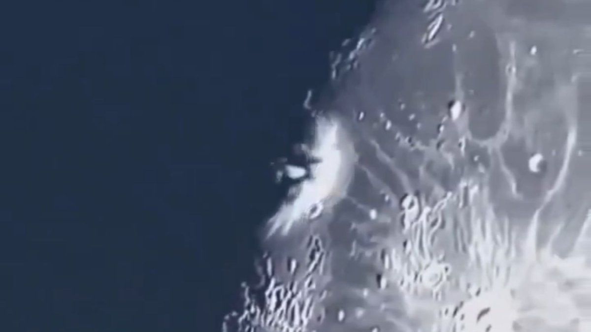 un fragmento de un cohete de SpaceX chocó contra la Luna e impactó a máxima velocidad
