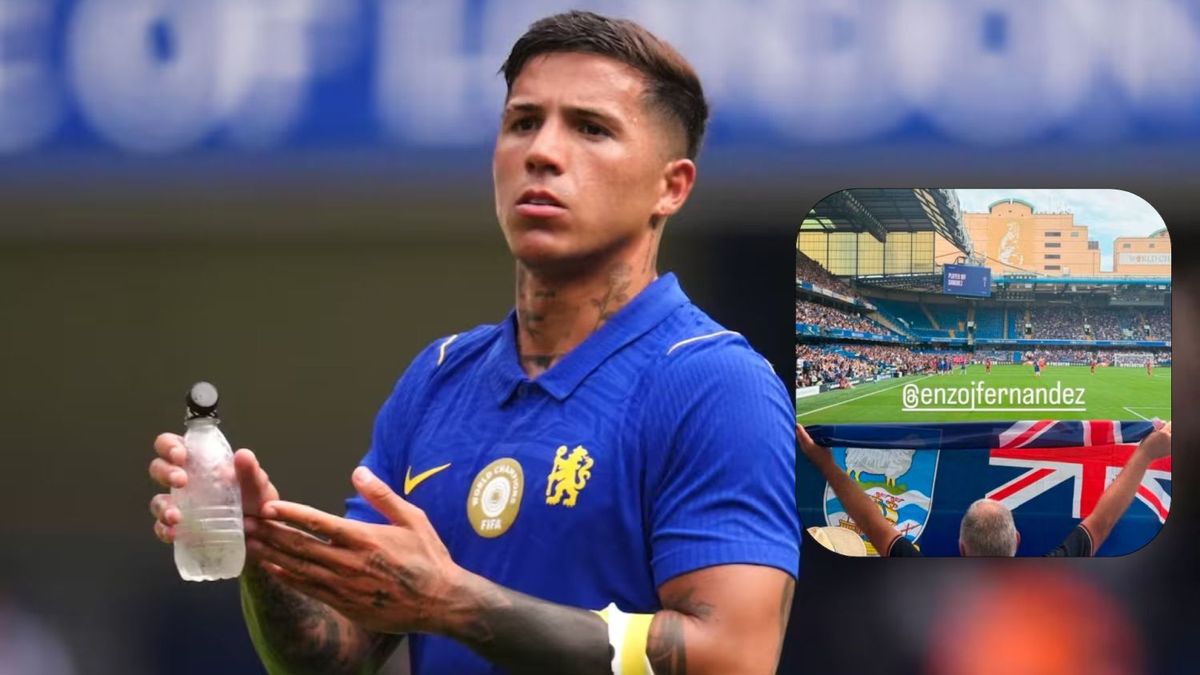 un hincha del Chelsea mostró la bandera británica de Malvinas y es investigado por la FIFA