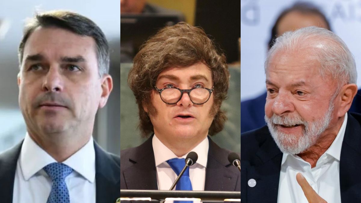 El respaldo de Javier Milei a Flávio Bolsonaro parece beneficiar a Lula da Silva, según una encuesta