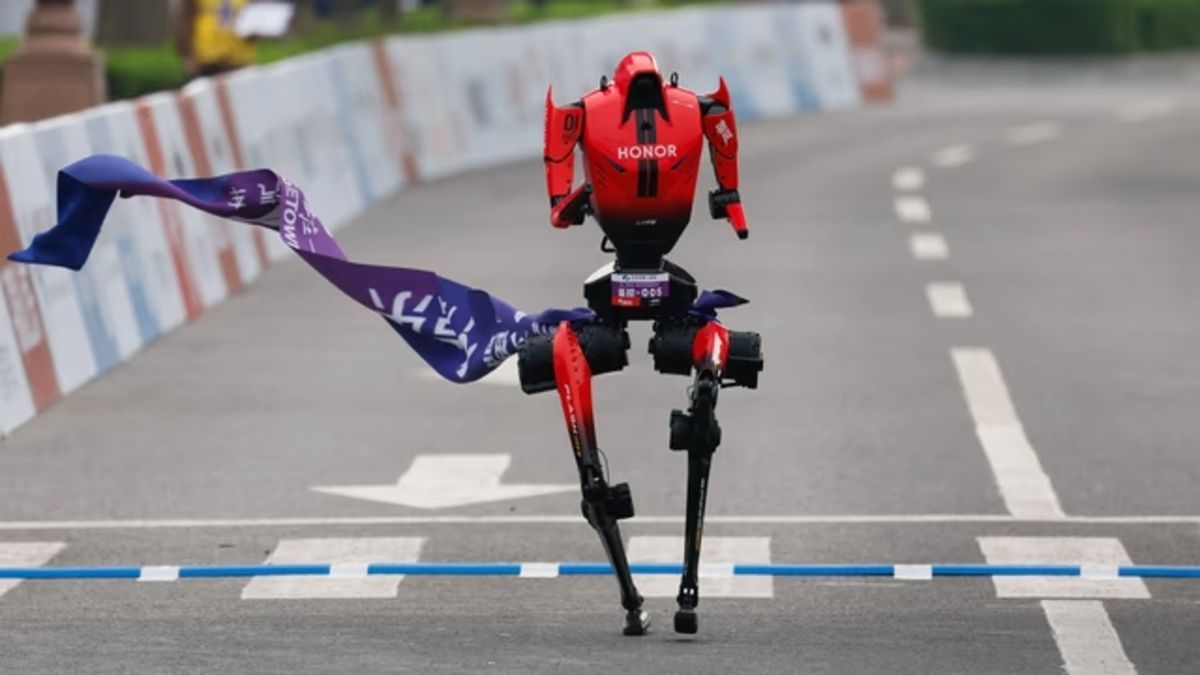 Un robot chino corrió los 100 metros en 9,32 segundos y superó la marca de Usain Bolt