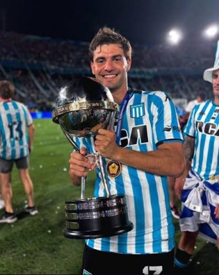 Sosa ya ganó la Sudamericana con Racing.