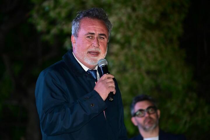 El presidente hablando en el acto inaugural (EFE).