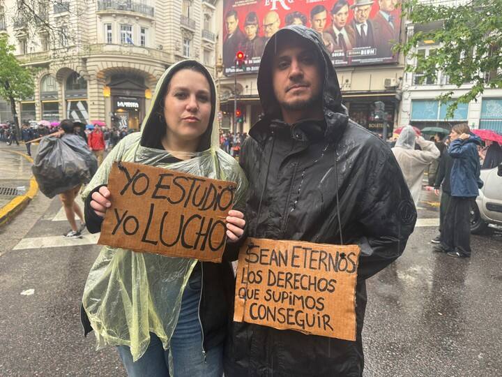 Eliana Bold y Germán antes de los incidentes.