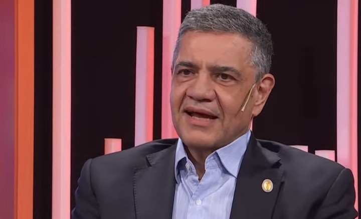 Jorge Macri durante una entrevista televisiva.