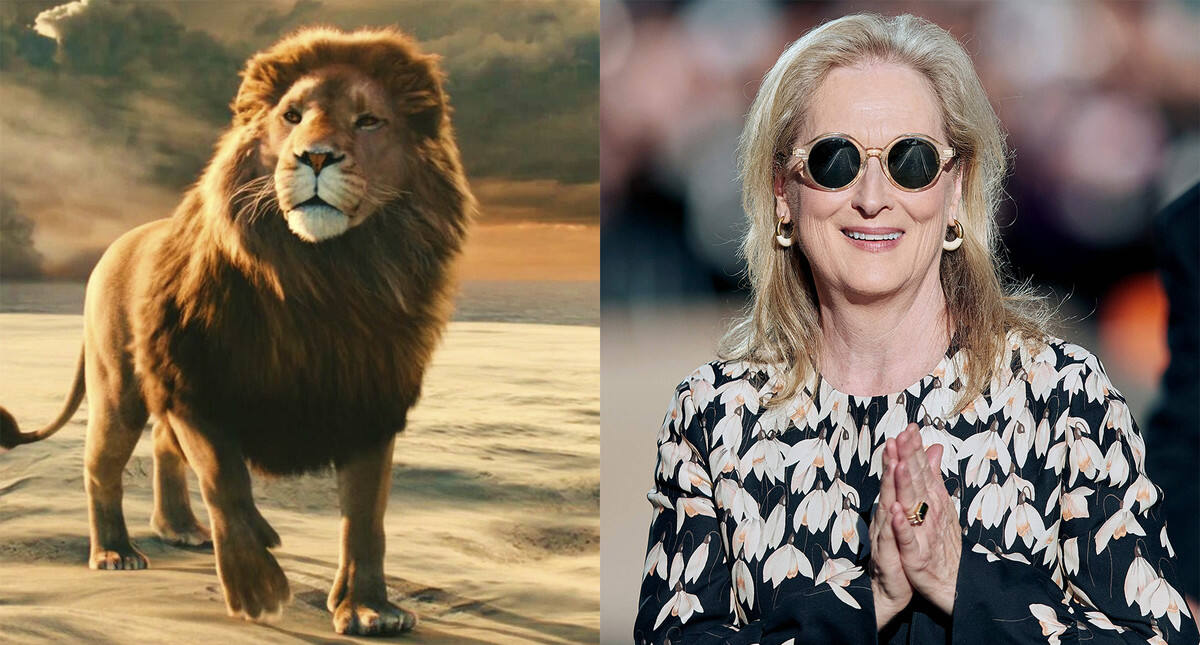 Meryl Streep pondrá la voz a Aslan, el icónico león de Narnia.