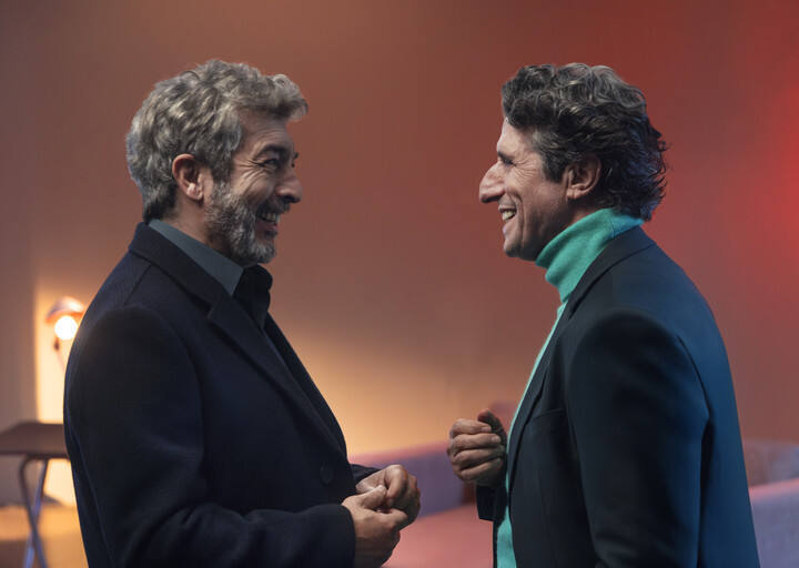 Ricardo Darín y Diego Peretti vuelven a trabajar juntos. Fotos Netflix