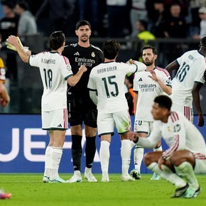 Increíble: los tres goles del Real Madrid en siete minutos para remontarle a la Roma