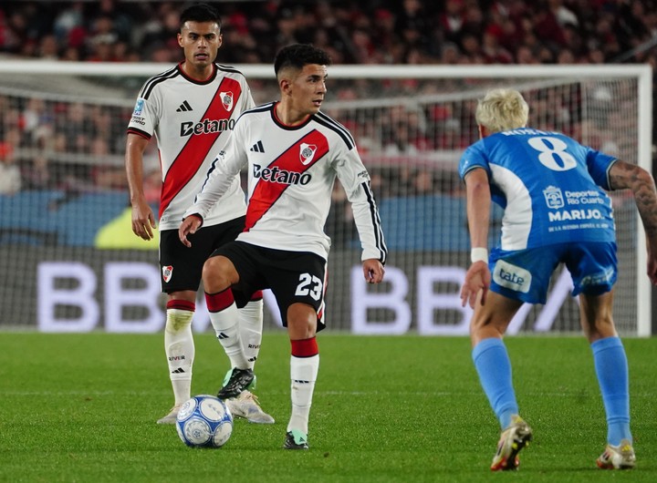 River viene de ganarle a Estudiantes de Río Cuarto (Foto Marcelo Carroll - CLARIN).